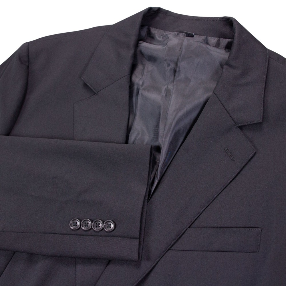 Bonobos Blazer Men 50R Black Wool‎ Stretch Sport Jacket Prominent Fit Jetsetter